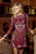 Sherri Hill - 53029 Long Sleeves Short Dress In Red and Multi