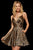Sherri Hill - 53030 A-line Short Dress In Black and Brown