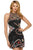 Sherri Hill - 53040 Beaded Halter Short Dress In Black and Multi