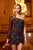 Sherri Hill - 53048 Short Bedazzled Asymmetric Sheath Dress In Blue