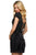 Sherri Hill - 53062 Cap Sleeves Short Dress In Black