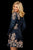 Sherri Hill - 53064 Sequined Long Sleeve Short A-line Dress In Blue and Pink