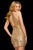 Sherri Hill - 53092 Halter Beaded Short Dress In Gold