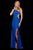Sherri Hill - 53139 Asymmetric Long Dress In Blue