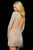 Sherri Hill - 53149 Long Sleeves Beaded Short Dress In Neutral and Silver