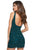 Sherri Hill - 53172 Fully Beaded Scoop Neck Short Sheath Dress In Green