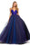 Sherri Hill - 53174 Long A-line Dress In Blue