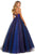 Sherri Hill - 53174 Long A-line Dress In Blue