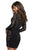 Sherri Hill - 53190 Laced Long Sleeves Short Dress In Black