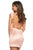 Sherri Hill - 53239 Laced V-Neck Short Dress In Pink