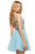 Sherri Hill - 53242 Plunging Sequined Bodice Short Dress In Blue and Multi-Color