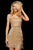 Sherri Hill - 53245 Embellished Square Short Dress In Gold