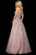 Sherri Hill - 53248 Strapless Trailing Lace Long Dress In Pink