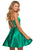 Sherri Hill - 53267 Sleek Scoop A Line Short Dress In Green