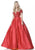 Sherri Hill - 51611 Off Shoulder Cap Sleeve Beaded Dress