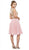 Illusion Gilded Lace Festooned A-Line Gown