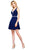 Deep V-Neck Cocktail Dress