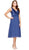 Nox Anabel - 5142 Strapless V-Neck Tea Length Dress with Jacket