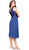 Strapless V-Neck Tea Length Dress with Jacket