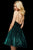 Sherri Hill - 53110 Ruched Open Back Short Dress In Green