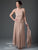 1602 Embroidered Circle Skirt Three Piece Gown