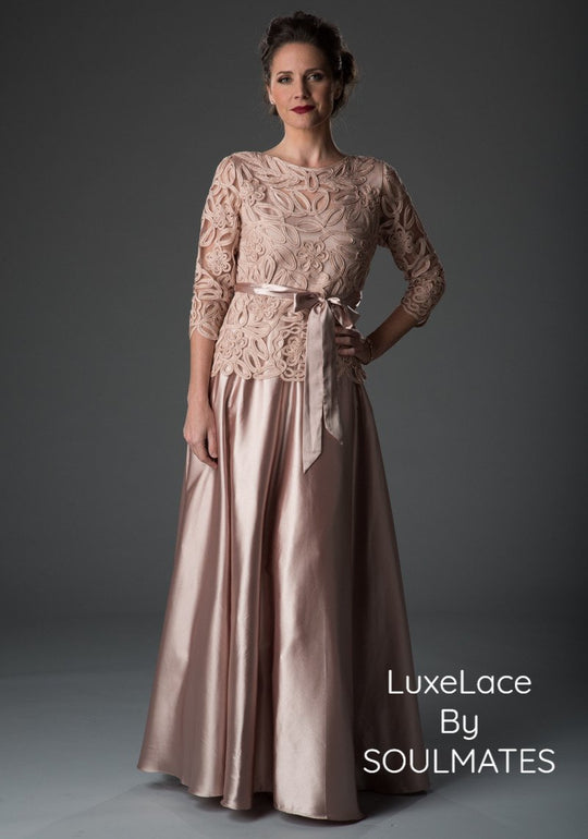 1601 Beaded Embroidered Evening Gown