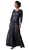 Soulmates - 1610 Soutache Lace 3/4 Sleeve Top with Circle Skirt in Blue