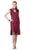 Soulmates - C1100 Mandarin Collar Teadrop Sheath Dress