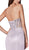 Cinderella Divine - CB0030 Beaded Sweetheart Corset Mermaid Dress In Pink