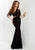 Studio 17 - 12692 Two Piece Lace Off-Shoulder Sheath Dress In Black