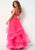 Studio 17 - 12694 Two Piece Embellished Illusion Halter Ballgown In Pink