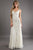 Sue Wong Sleeveless Embellished Long Dress N1118 - 1 pc Ivory in Size 6 available