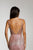 Tinaholy Couture - T1843 Glittering V-neck Mermaid Dress With Train In Pink