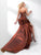 TB Evenings by Mon Cheri - TBE21109 Long Back Short Dress In Brown