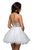 Terani Couture - 151P0005A Crystal Studded Sweetheart Cocktail Dress in White