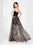 Terani Couture - Strapless Sweetheart Floral Embroidered Dress 1711P2869 - Black and Multi-Color