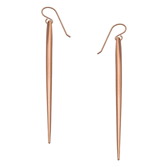 Tiny Gold Dagger Earrings