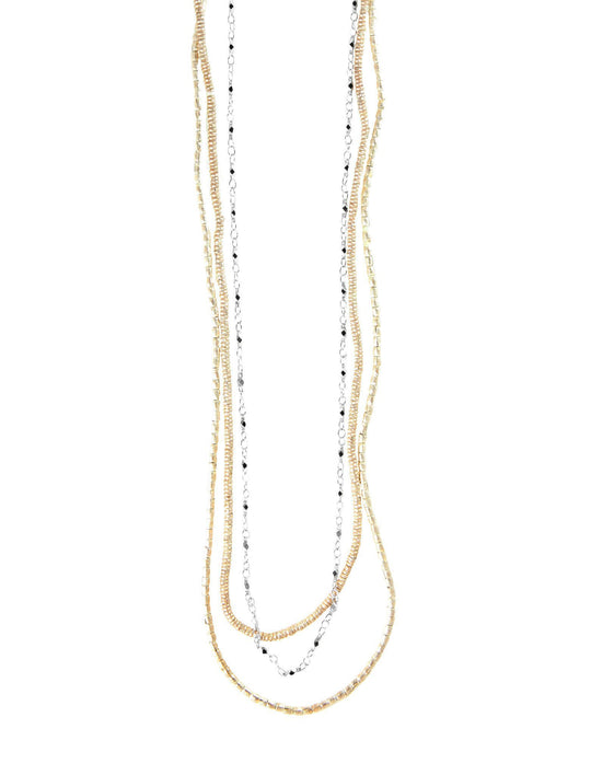 Heather Gardner - Triple Layer Victoria Chain Ethiopian Necklace