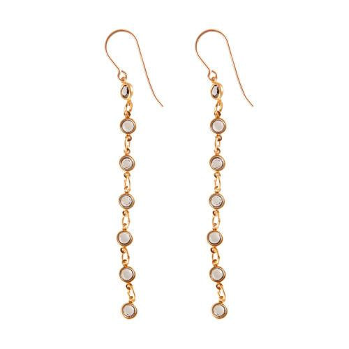 Foxy Petite Crystal Drop Earrings