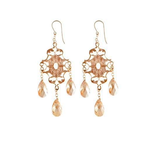 Heather Gardner - Boho Chic Crystal Earrings