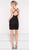 Colors Dress - 1978 Sleeveless Sweetheart Fitted Cocktail Dress in Black