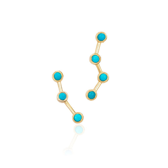 Ursa Major Turquoise Split Studs