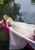 Tarik Ediz - 50415 Floral Lace Cap Sleeve Illusion Neck Ballgown In Pink