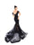 Tarik Ediz - 93645 Bedazzled Illusion Neck Mermaid Dress With Train