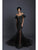 Tarik Ediz - 93645 Bedazzled Illusion Neck Mermaid Dress With Train