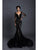 Tarik Ediz - 93656 Floral Applique Illusion Bateau Mermaid Dress