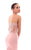 Tarik Ediz Illusion Beaded Floral Lace High Slit Gown 93408 - 1 pc Dustry Rose In Size 4 Available In Dusty Rose