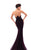 Tarik Ediz - 93465 Beaded Strapless Fitted Mermaid Gown In Purple