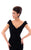 Tarik Ediz - 93477 Fitted Cowl Evening Dress In Black