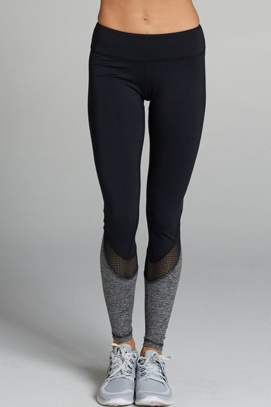 Tatiana Legging - Black/Heather Grey